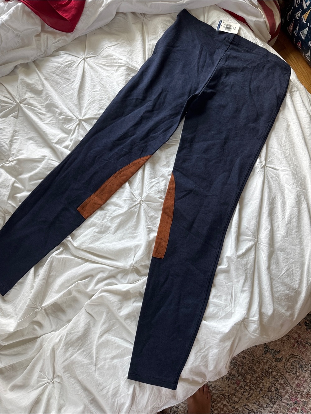 Polo by Ralph Lauren Navy pants with Brown/Knee Patches - Picture 3 of 3